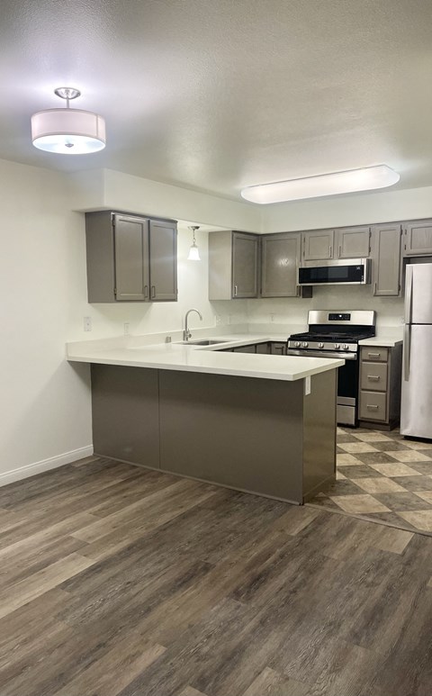 Floor plan for 2 beds, 2 baths, 1054 sqft